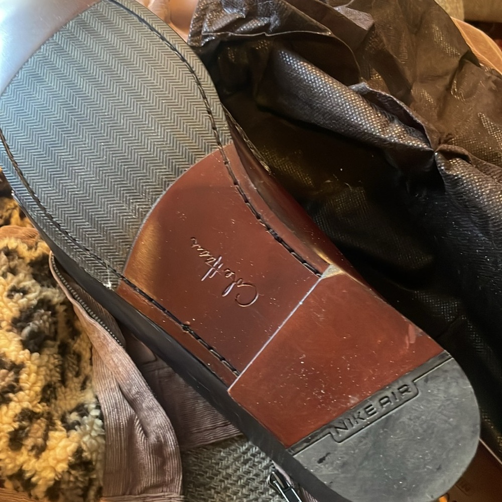 Cole Haan pinch air penny loafer 13 N burgundy - Picture 6 of 6